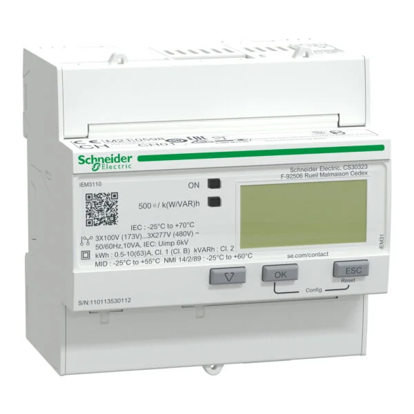 A9MEM3110-TERA iEM3110 63A Cl 1 MID Energy meter 1DO
