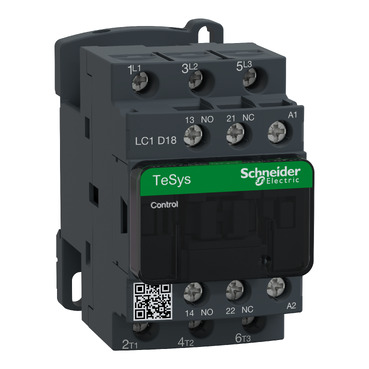 LC1D18M7 TeSys contactor 3P AC3 18A 220VAC coil